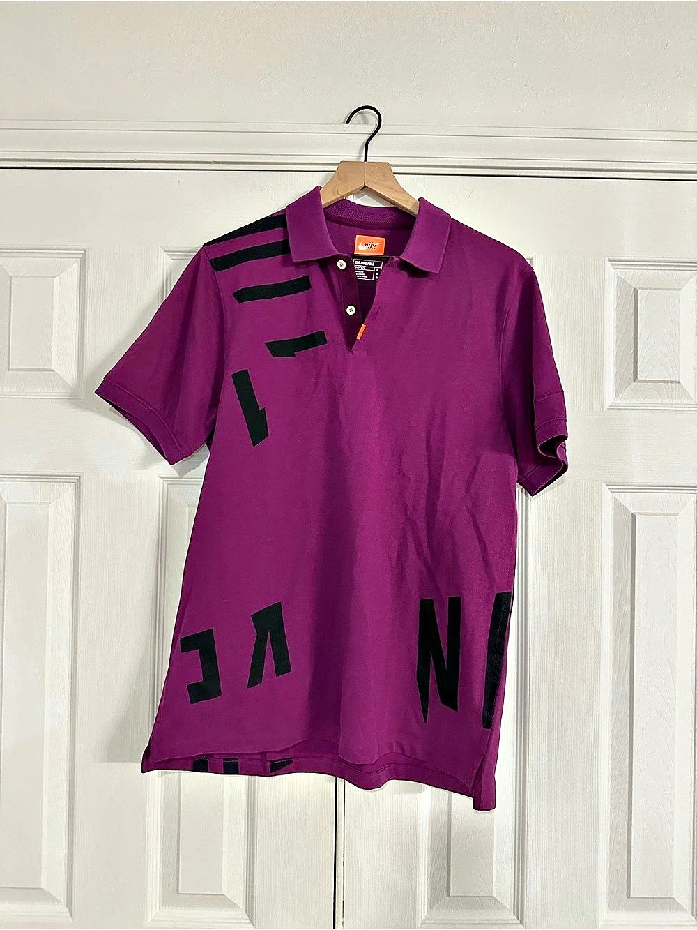 Nike The Nike Polo Dri-FIT Spellout Graphic Polo Purple Medium